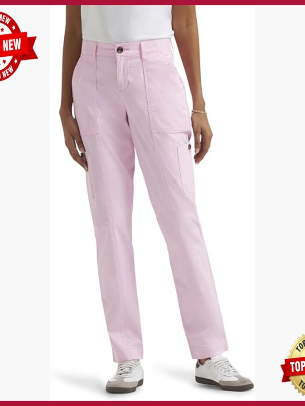 Women's Loose Fit Stretch Utility Pants With Flex Waistband